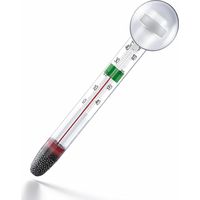 Thermomètre Aquarium, avec Ventouse Analogique 0–40°C – Thermomètre pour Aquarium Haute Précision, Lecture Facile, Thermomètre d’Aquarium Température de l’Eau, Poissons, Eau Douce et Marine
