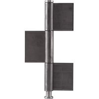 Konstruktionsband 3-teilig 230 x 50 x 4 mm, Stahl blank