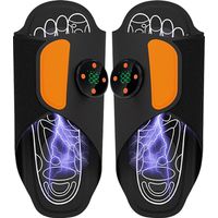EMS Voetmassage Schoenen, Cadeau voor Mannen – Voetmassager voor Pijnverlichting en Bloedsomloop, Draagbare Bilj- en Voetmassagekussen met Afstandsbediening, 7 Modi, 15 Niveaus