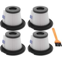4 paquets de filtres HEPA remplaçables, compatibles avec l'aspirateur sans fil MOOSOO K17 (4 filtres HEPA et 4 filtres).