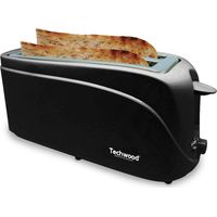 Grille Pain 2 longues fentes Techwood TGP-506 - 1300 Watts - Noir