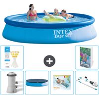 Easy Set Pool Rund - 396x84 cm - 7-teilig S236