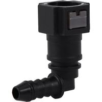 Fuel Line Connector, Fuel Line Quick Release Connect Connector Motorcycle Hose Coupler ID6(Female 7.89mm Elbow)