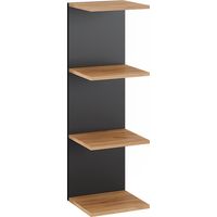 Étagère murale Paolo, Anthracite, 30x95cm, Vicco