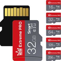 Carte micro 32Go- Convient aux caméras de surveillance, aux enregistreurs de conduite, aux téléphones portables et aux tablettes