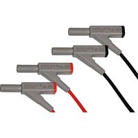 Cordons de test PEAKTECH P 7025, pour multimètre numérique, avec coupleur