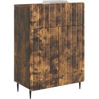 Sideboard/Anrichte/Buffet Geräucherte Eiche 66 x 34,5 x 92 cm Holzwerkstoff LXWW989353