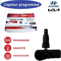 Hyundai pre-programmed TPMS sensor 433MHz - 52933-C1100 / C8000 for i20, ix35, Tucson, Santa Fe, Bayon