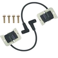Pack de 2 Bobines d'Allumage Complètes (avec Vis) - Réf. 24-584-04-S / 24 584 01-S / 24 584 45-S - Idéal pour Pièce de Rechange