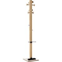 Perchero easyCloth madera maciza 8 ganchos grandes