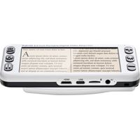 Mophorn Lente d'Ingrandimento Elettronica HD 127 mm per Visione Ridotta, Ausilio di Lettura con Zoom 2X-48X, Doppia Lente da 13 MP, 26 Modalità Colore, AV/HDMI, Manico Ripiegabile