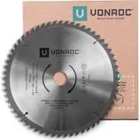 Vonroc – Lame de scie à main 254 mm – 60 dents pour bois dur – Coupe nette sans éclat – MS803AA