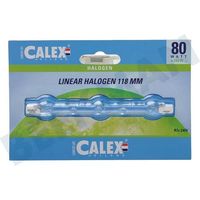 Calex 509118 Halogene Glühbirne R7S 80W 230V 2800K Länge: 118mm