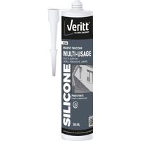 MASTIC SILICONE BLANC 280ML VERITT CARTOUCHE 061005