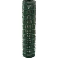 Grillage residentiel plastifie vert maille soudée 100 x 50 mm Hauteur 1,50m x 25m - FILIAC