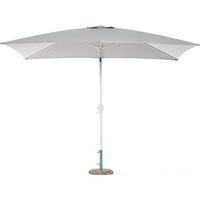 Ombrellone palm beach bianco 3x2 mt giardino balcone campeggio spiaggia