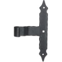 Kreuzband ohne Kegel, 300 x 40 x 6 mm, Schmiedeeisen verzinkt geschwärzt