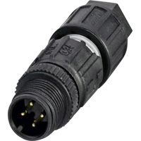 Phoenix Contact 1641714 Sensor-/Aktor-Steckverbinder, unkonfektioniert M12 Stecker, gerade Polzahl