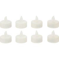 Confezione da 8 luci LED glitterate bianche - Feeric lights & christmas