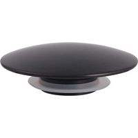 Bonde à clic clic-clac - Noir mat - Pour lavabo de salle de bain ou cuisine - 66 mm