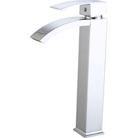Mitigeur de lavabo haut – Finition métal – Hauteur 30 cm – Bec haut – Poignée unique – Cartouche céramique 40 mm – Pression 3/4 bars – Dp Griferia