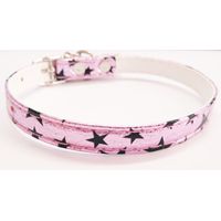 COLLIER CHAT AVEC ETOILES ROSES AVEC CLOCHE OFFRE EXCLUSIVE