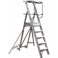 PROVOST - Plateforme roulante individuelle en aluminium - 5 marches avec stabilisateurs