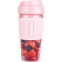 Portable Blender Bouteille, USB Rechargeable Mini Mixeur Blender Multifonctionnel Fresh Juice Blender Bouteille mixeur de fruits électrique pour Fruits Milk Shakes Maison Voyage Bureau