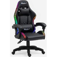 Ergonomischer Bürostuhl Gaming-Stuhl für Kinder LED RGB The Horde junior