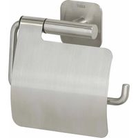 Tiger Colar Portarotolo con Coperchio, Acciaio Inox Spazzolato, Regolare