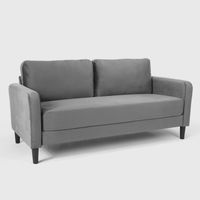 Modus Sofà – Canapé droit 3 places en tissu Portland – Dimensions 175 x 75 x 86 cm – Rembourrage en tissu de haute qualité – Design moderne et élégant
