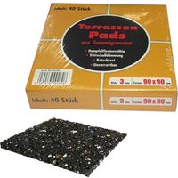 40x ferax Terrassenpad 3 x 90 x 90mm