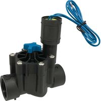 1 Électrovanne Filetage Femelle 1", Régulateur Débit, Solénoïde 24 VAC, Nylon Fibre Verre, Irrigation Souterraine