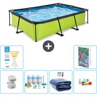 Exit Pool Rechteckig - 300x200x65 cm - 7-teilig S282