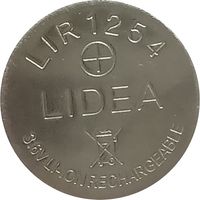Pile bouton LIR1254 RS PRO, 3.7V, 12mm ( Prix pour 1 )