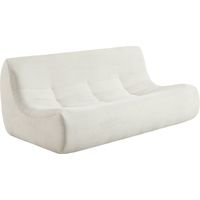 sweeek - 3-Sitzer Sofa mit Cordbezug, Cord, Creme