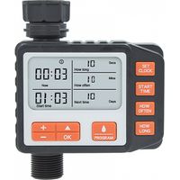 Temporizador de riego, controlador de riego exterior, temporizador electrónico automático de aspersores, programas múltiples para plantas de hortalizas, invernadero de jardín