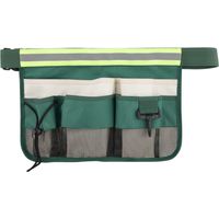 Sacoche de ceinture pour outils de jardin, tablier avec poches en tissu Oxford 600D (600D)