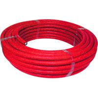 Aluverbundrohr 9 mm Isolierung 16 x 2 mm / Fußbodenheizung 50 Meter