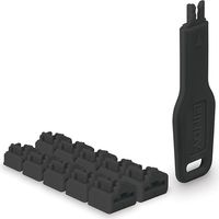 Bloqueador de puerto RJ-45 Lindy 47891 + llave, color negro, 10 unidades