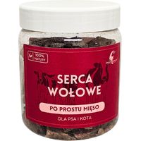 Cuori di manzo liofilizzati per cani e gatti Fe Se Zn P collagene per le articolazioni HEALTHY TASTE manzo 200g