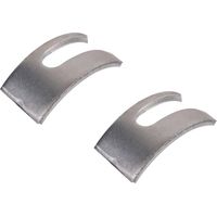 Cyclingcolors – Lot de 2 étriers ouverts pour vis goujon tête cylindrique – Demi-rond Ø 38mm en acier – Pour assemblage bois de lit et table