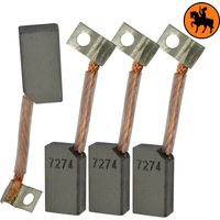 Ensemble de 4 balais de charbon STEINBOCK 35125 8x12,5x22mm