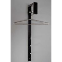 Porte-manteau mural 20 x 4 x 70 cm Noir