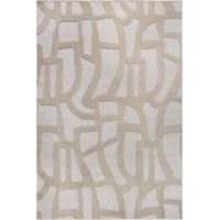 Tapis kilim 160 x 230 cm, motif géométrique, beige, écru, tissage plat kilim, design graphique original, texture structurée, entretien facile