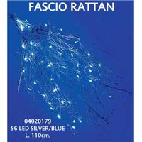 Fascio di 56 luci a led in rattan 110 cm - decorazione addobbo di natale
