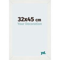 yd. - Cadre photo 32x45 - Blanc Patine - MDF - Mura