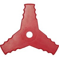 Lama a 3 denti "Shark" in elastomero con profilo ondulato e ultra tagliente 250 mm