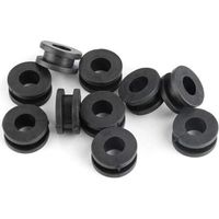 10pcs Rondelles en Caoutchouc de Moto, Rondelles de Carnage de Moto, Rondelles de Carnage en Caoutchouc de Moto A