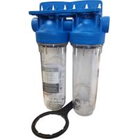 Support de filtre a eau potable, double - cr2j